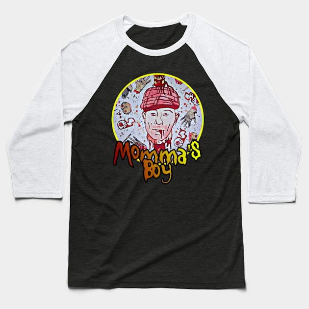 Ed Gein Momma's Boy Baseball T-Shirt by Stay Morbid Oddities